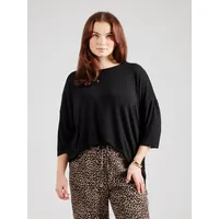 Only Damen Langarmshirt CARLAMOUR 3/4 Schwarz 15229806 46/48