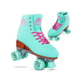 Apollo Disco Roller, | Classic Roller | Rollschuhe für Kinder und Erwachsene türkis|orchideenpink 39/42
