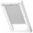 VELUX Jalousie Manuell PAL C02 7057SWL 55 cm x 78 cm Silber Gebürstet