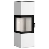 Hajduk Kaminofen HAJDUK PIXEL L ECK-KAMINOFEN 7KW WEISS Ofen Höhe 133,5 cm