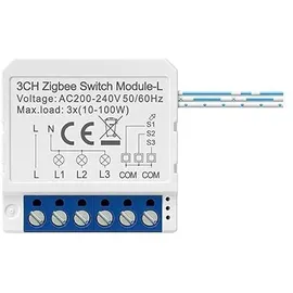 AVATTO Smart-Switch-Modul ZigBee Avatto LZWSM16-W3 Ohne Nullleiter TUYA
