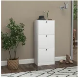 Homcom Schuhschrank 47 x 115 x 28 cm weiß