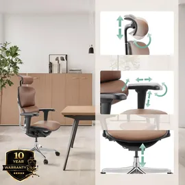HJH Office Ergohuman Ultra L Gen2 Leder Braun
