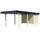 SKANHOLZ Carport Wendland 3,62 x 8,70 m unbehandelt mit Abstellraum und EPDM-Dach