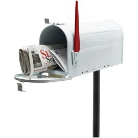 Wiltec U.S. Mailbox 60339 weiß mit Standfuß
