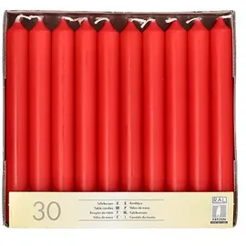 Papstar Tafelkerzen 30 St. Ø 2,1 cm 19,6 cm weiß