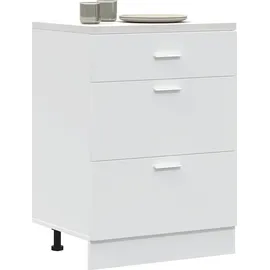 vidaXL Unterschrank Lyon 0 x 0 x 0 cm Weiß