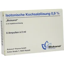 Biokanol Pharma Isotonische Kochsalzlösung 0,9% Biokanol Ampullen