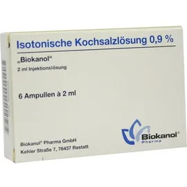 Biokanol Pharma Isotonische Kochsalzlösung 0,9% Biokanol Ampullen