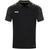 Jako Performance Poloshirt Kinder schwarz/anthra light 164