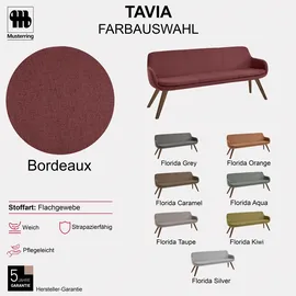 Musterring Essbank Tavia Rot 220 x 87 x 66 cm