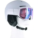 Salomon Osmo Pro Sigma Photo Skihelm mit Visier-Weiss-S