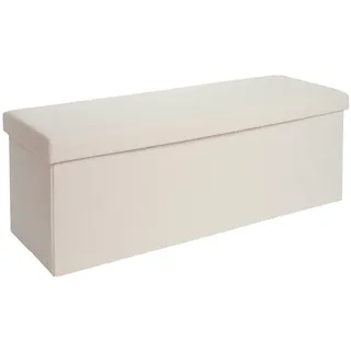 Laleni Sitzbank Beige, Kunststoff, 38x38x110 cm Esszimmer, Bänke, Sitzbänke