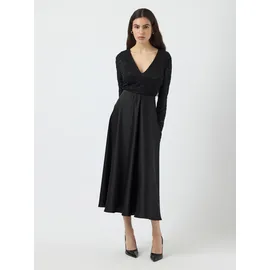 Yas Satinrock Damen Schwarz 40