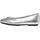 FitFlop Delicato Bow Soft Ballerina IH2-011, Women Ballerinas für Damen, silber, Größe 37 EU