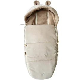 Kaiser HAU KEA Fleece Fußsack Sand Shell, Beige