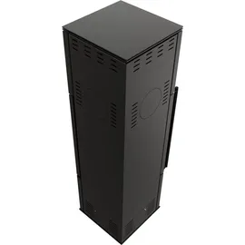 Kratki REN/M Stahl Schwarz/Abdeckplatte Glas