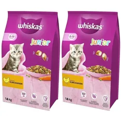 WHISKAS Junior Chicken ( Huhn )14kg x 2