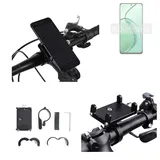 K-S-Trade Smartphone-Halterung für Realme 12x 5G China, (Handyhalterung das Fahrrad Halter Lenkstange Fahrradhalterung) schwarz
