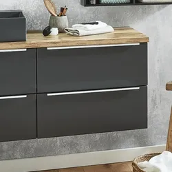 Puris Aspekt Waschtischunterschrank 60 cm mit Griff 329, Badmöbel,