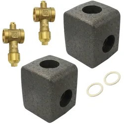 2 x Sicherheitsventil und Isolierung G 1 1/4`/DN32 LK 556 Set