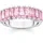 Thomas Sabo Ring mit pinken Steinen Pavé silber, 925 Sterlingsilber
