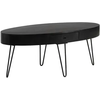 Wohnling Couchtisch Schwarz B/H/T: ca. 100x40x50 cm