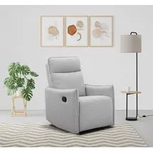 dorel home Relaxsessel Lugo Polyester 71 x 102 x 86 cm Grau mit Schlaffunktion