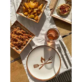 Ritzenhoff & Breker Rusty Servierplatten 6-tlg. braun