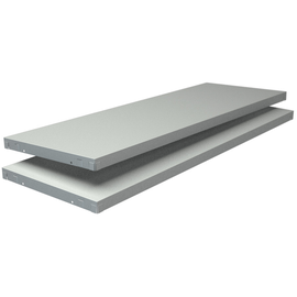 SCHULTE Regalwelt Steckregal »Stecksystem Grund- und 2x Anbauregale Metall weiß, 2300x3400x350 mm, 18 Böden, weiß