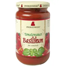 Zwergenwiese Tomatensauce Basilikum bio