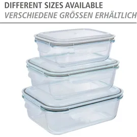 Wenko Frischhaltedose Vorratsdosen Deckel, Aufbewahrung Vorratsbehälter 1L Pacu - Schwarz