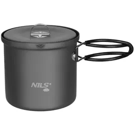 NILS CAMP Aluminium-Campingtopf mit Deckel 1000ml NC4202 Nils Camp