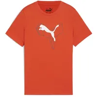 Puma T-Shirt »ESS+ LOGO LAB GRAPHIC TEE B«, rot