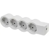 Legrand Steckdosenleiste, 4-fach Steckdose, ohne Kabel, 694575