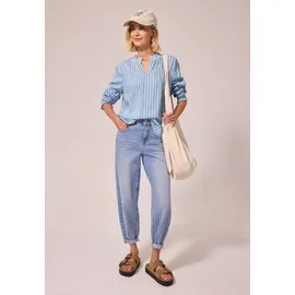 street one studio Langarmbluse blau 40