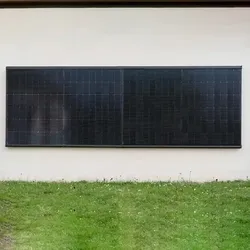 Wand PV Montagepaket Premium für 2 PV-Modul verdecktes Montagesystem Solar Wand