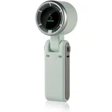 Mini-tragbarer, Wiederaufladbarer Ventilator, 5 Geschwindigkeitsstufen, Einstellbar, 3600 Mah, Reiseventilator, Turboventilator, Nackenventilator, Grün