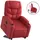vidaXL Relaxsessel mit Aufstehhilfe Kunstleder 89 x 100 x 0 cm Rot