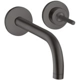 Hansgrohe Axor Uno Waschbeckenarmatur 165mm Ausladung brushed black chrome