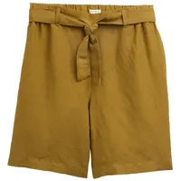 Tom Tailor Damen Loose Straight Bermuda Shorts mit Leinenanteil,