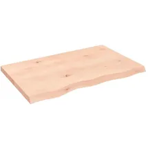 vidaXL Waschtischplatte 80x50x4 cm Massivholz Unbehandelt
