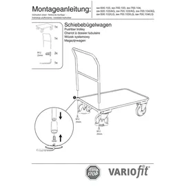 Cordes Schiebebügelwagen 400 kg