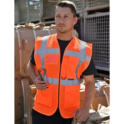 Korntex Mesh-Multifunktionsweste Larisa - signal orange - L