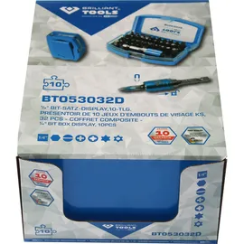 BRILLIANT TOOLS Bit-Satz 32-tlg. 10 Stk