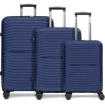 Stratic Shine Koffer-Set 3-tlg. blau