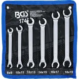 BGS Offener Doppel-Ringschlüssel-Satz SW 8 x 9 - 18 x 19 mm 6-tlg.