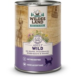 Wildes Land Classic Adult Wild mit Kürbis, Preiselbeeren, Wildkräutern und Distelöl 24 x 400 g