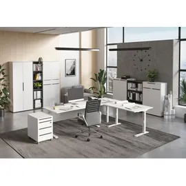 Germania Mailand Aktenschrank 80 x 40 x 120 cm weiß