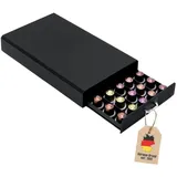 Intirilife Aufbewahrungsschublade für Kaffeekapseln- Kompatibel mit Nespresso Kapseln -38.2 x 23.2 x 5,6 cm- Kochen, Küchenhelfer, Sonstige Küchenhelfer
